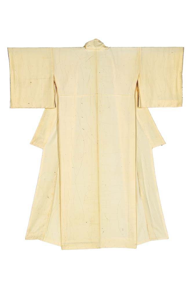 西 耕三郎《白山紬糊纈染無文》2008年